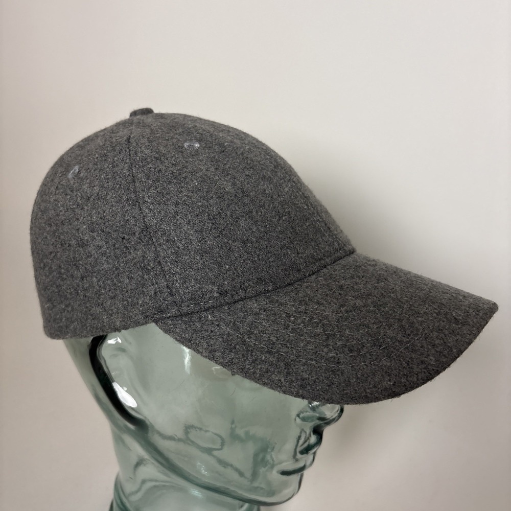 Brooks Brothers Baseball Cap hat Mens Size S/M Fitted Hat Gray Wool Blend